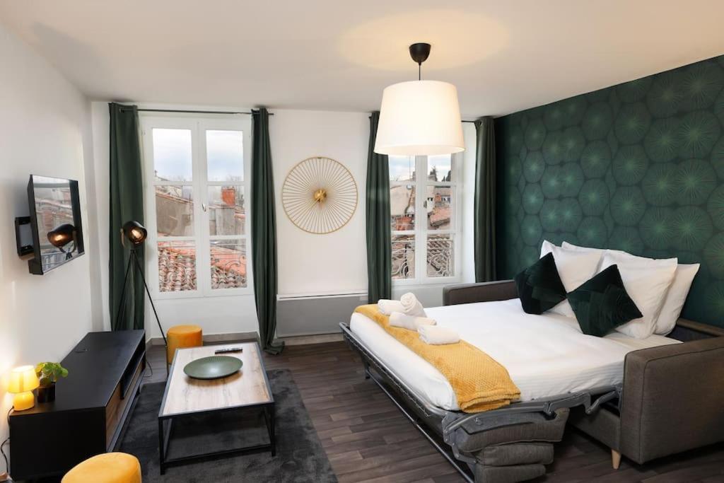 N3 Des Etudes Duplex Hypercentre Wifi Conciergeriedamecarcas Lägenhet Carcassonne Exteriör bild